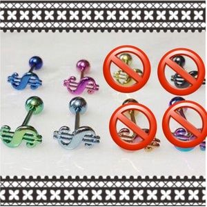 ❣️Buy 2 Get 2❣️Titanium $ Tongue Rings